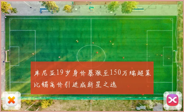 库尼亚19岁身价暴涨至150万瑞超莱比锡高价引进成新星之选